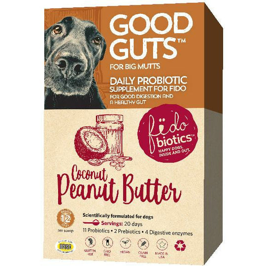 Probiotics Good Guts For Big Mutts Coconut Peanut Butter Flavor