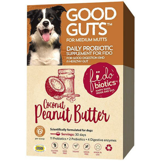 Probiotics Good Guts For Medium Mutts Coconut Peanut Butter Flavor