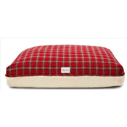 Plaid Sherpa Rectangle Bed