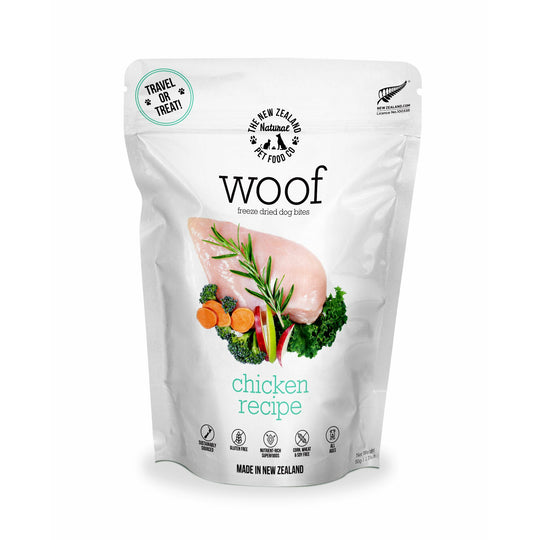 WOOF CHICKEN Freeze Dried Dog Food
