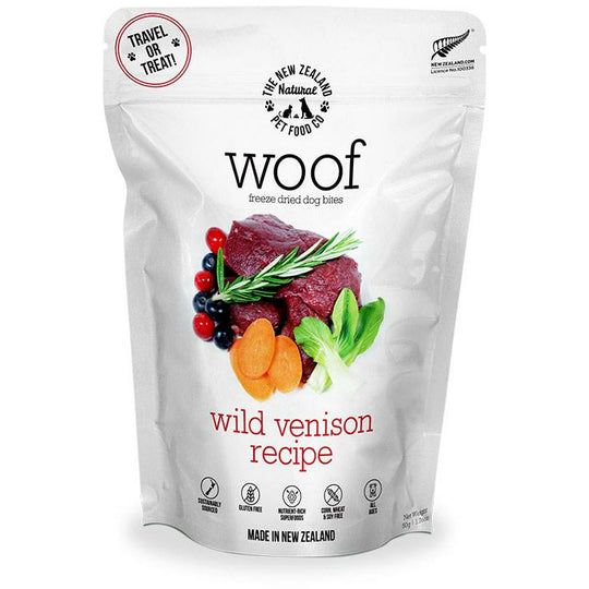 WOOF WILD VENISON Freeze Dried Dog Food