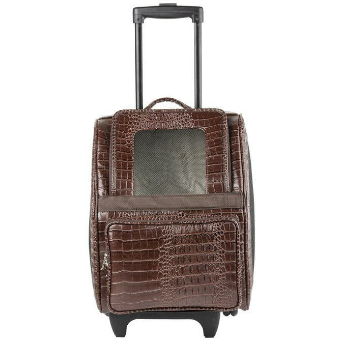 Rio Bag On Wheels - Brown Croco