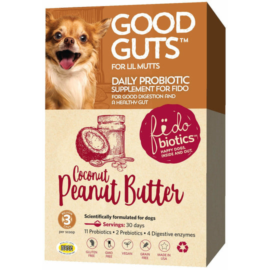 Probiotics Good Guts For Lil Mutts Coconut Peanut Butter
