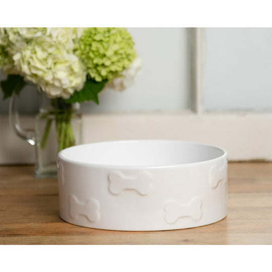 Manor White Pet Bowls