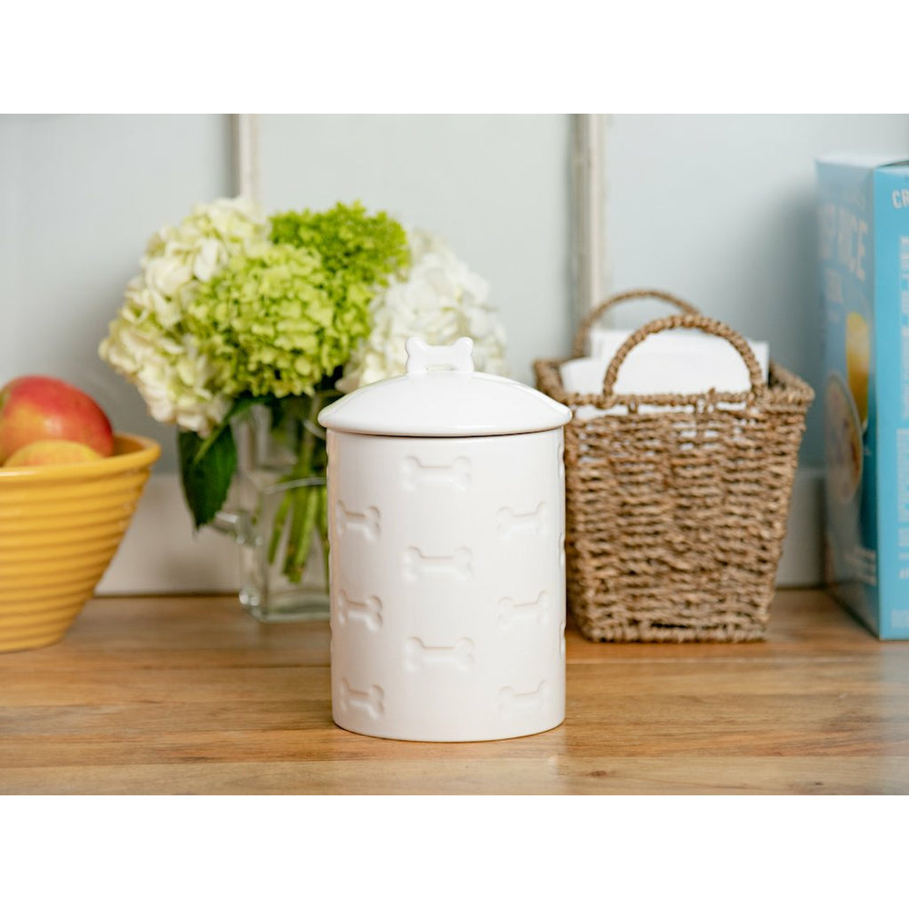 Manor White Treat Jar