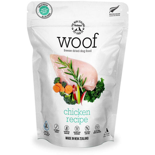 WOOF CHICKEN Freeze Dried Dog Food