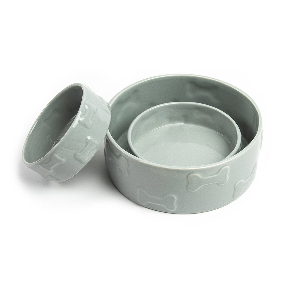 Manor Grey Pet Bowls