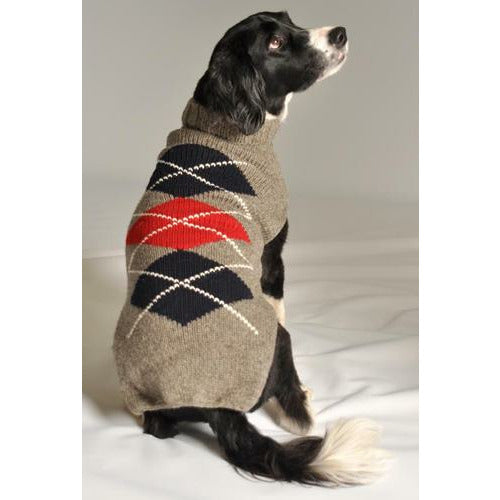 Grey Classic Argyle Sweater